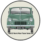 Morris Minor Tourer Series MM 1950-52 Coaster 6